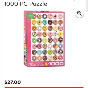 Doughnut puzzle - eurographics 1000 pieces